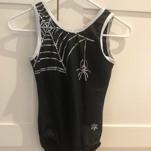Black Halloween Leotard, Adult M